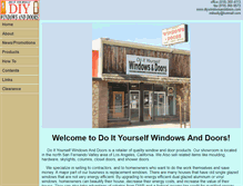 Tablet Screenshot of diywindowsanddoors.com